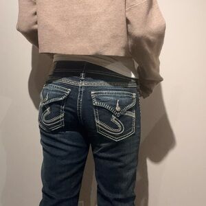 Silver Jeans Dark Blue Denim